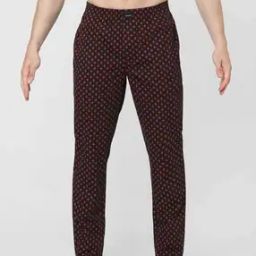 Micro Print Mid-Rise Pyjamas-image-57