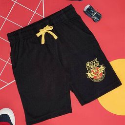 pantaloons junior Graphic Print Regular Fit Flat Front Shorts with Drawstrings image 1