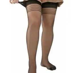 Women Striped Knee-High Stockings-image-20