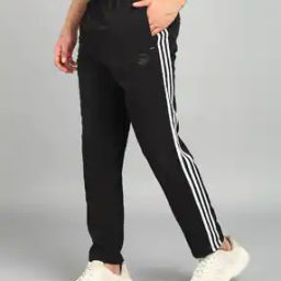 Men Flexi Waist Full Length Track Pants-image-93