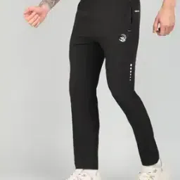 Men Flexi Waist Full Length Track Pants-image-85