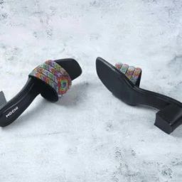 Women Chunky Heeled Sandals with Synthetic Upper-image-96