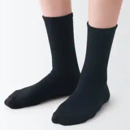 Right Angle Soft Stretch Top-Running Along Ankle Socks-image-25