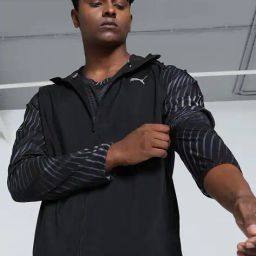 puma Logo Print Regular Fit Jacket with Zip-Front image 1