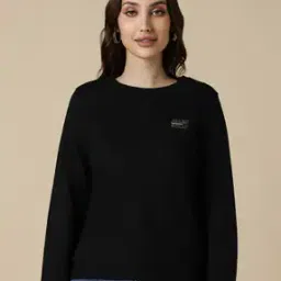 allen solly Women Round-Neck Sweatshirt-picture-35