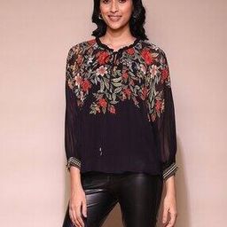 label ritu kumar Floral Print Top with Inner-picture-4