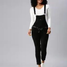 Solid Denim Dungaree-picture-14