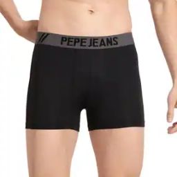 Men Typographic Print Trunks with Elasticated Waistband -image-79