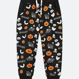 Boys Graphic Print Mid Rise Jogger-image-1