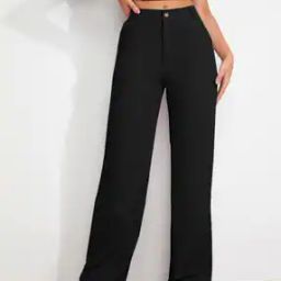 Flat-Front Straight Fit Trousers-picture-15