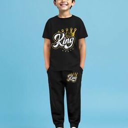 Boys Graphic Pants & T-shirt Set-image-9
