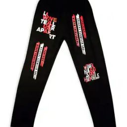 Boys Straight Track Pants with Elasticated Waist-picture-53