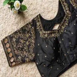 Women Embroidered Front Open Blouse-image-91