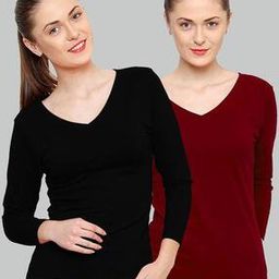 Pack of 2 V-neck T-shirts-image-23