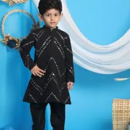 vastramay Embellished Kurta Pyjamas Set-picture-18