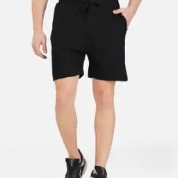 Men Regular Fit Shorts with Drawstring Waist-image-36