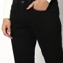 Men Cotton Low Rise Straight Jeans     -image-21