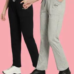 Women Pack of 2 Straight Track Pants-picture-35