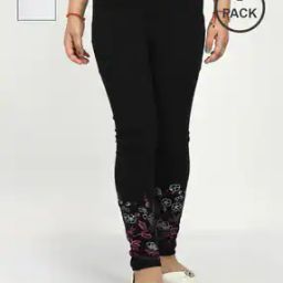 Pack of 2 Floral Print Leggings-image-80