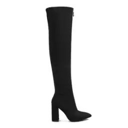 Women Block-Heeled Knee-Length Boots-image-54