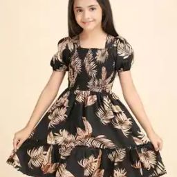 Girls Fit and Flare Dress-image-3