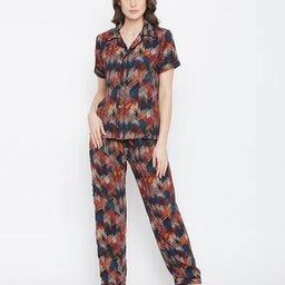 Printed Knitted Top & Pyjamas Set-picture-2