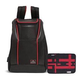 Men Laptop Backpack with Zip Closure & Pouch -image-54
