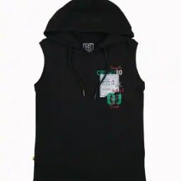 Boys Hooded Typographic T-shirt-image-63