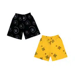 Pack of 2 Printed Shorts with Elasticated Waist-picture-28