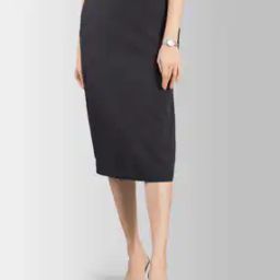 Pencil Skirt with Back Slit-image-28