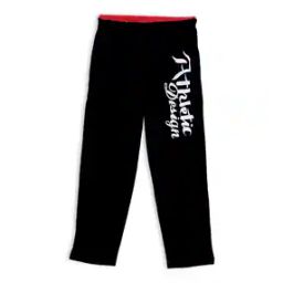 Boys Track Pants with Typography-image-2