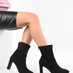 Ankle Length Boots with Zip Closure-picture-32