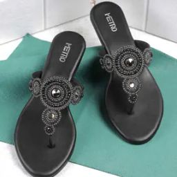 Women Embroidered T-Strap Flat Sandals-image-50