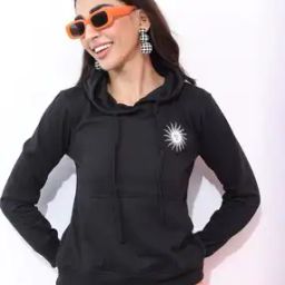 Drawstring Hoodie with Kangaroo Pockets-image-13