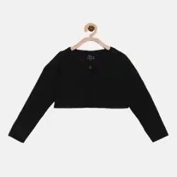 Cotton V-Neck Shrug-image-57