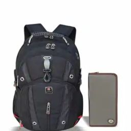 Men Laptop Back Pack With Wallet-46