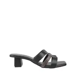 Chunky Heeled Sandals with Synthetic upper-image-2