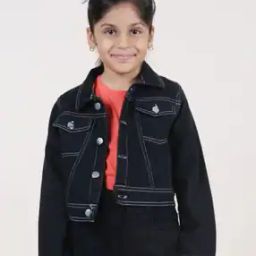 Girls Jacket with Button Closure-image-25