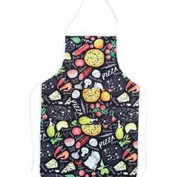 Pizza Ingridients Print Apron with Front Pocket-image-94