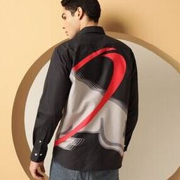 Men Printed Regular Fit Shirt with Spread Collar-picture-23
