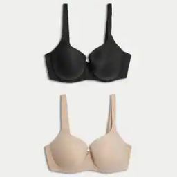 Pack of 2 Under-Wired T-Shirt Bras-image-109