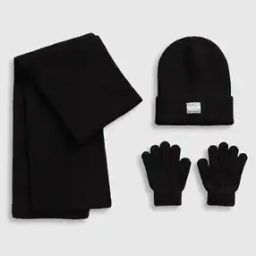 Boys Ribbed Hat with Scarf & Gloves-image-5