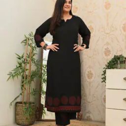 Women Rayon Blend Straight Kurta Set-image-29