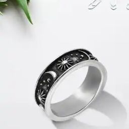 Silver-Plated Band Ring-3