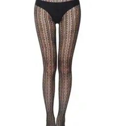 Women Opaque Stockings with Elasticated Waistband-image-65