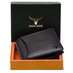 Men Bi-Fold Wallet with Stitched Edge-image-65