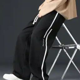 Men Track Pants with Drawstring Waist-image-103