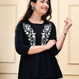Women Embroidered Regular Fit Top-image-48