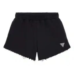 Regular Fit Flat-Front Shorts with Frayed Hem-picture-17