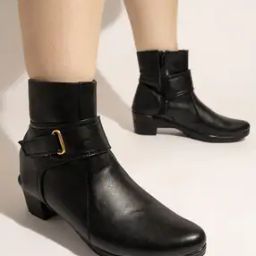Girls Ankle-Length Boots with Zip Closure-image-14